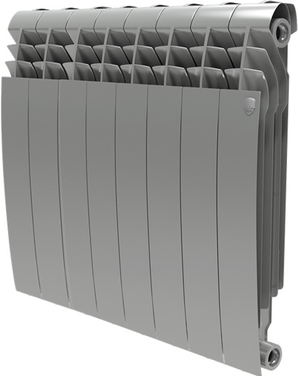 цена Биметаллический радиатор Royal Thermo BiLiner 500 Silver Satin 8 секц.