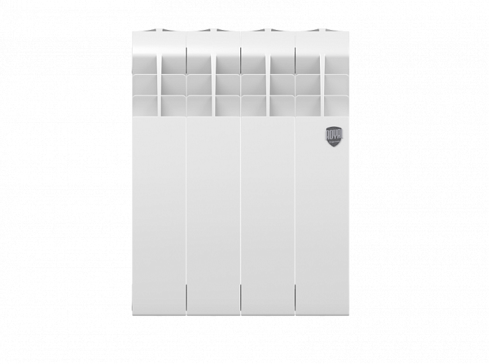 Биметаллический радиатор Royal Thermo Biliner 350 Bianco Traffico 4 секц, цвет белый - фото 2