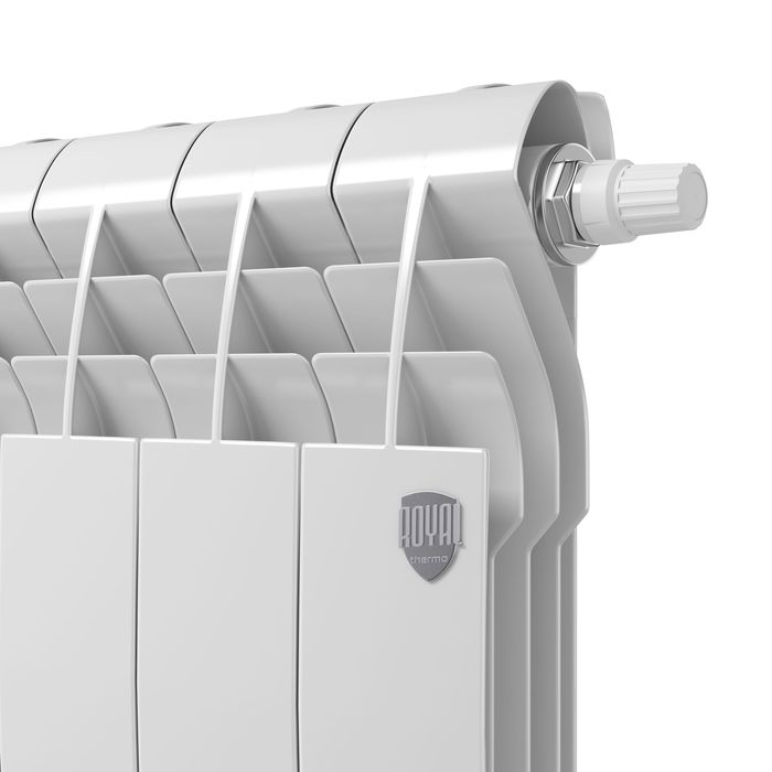 Биметаллический радиатор Royal Thermo Biliner 350 VD 4 секц. Bianco Traffico, цвет белый - фото 2