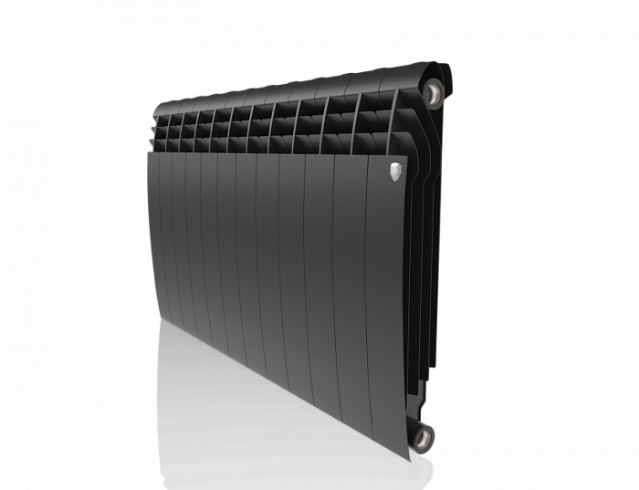 Биметаллический радиатор Royal Thermo Biliner 500 VD 12 секц. Noir Sable