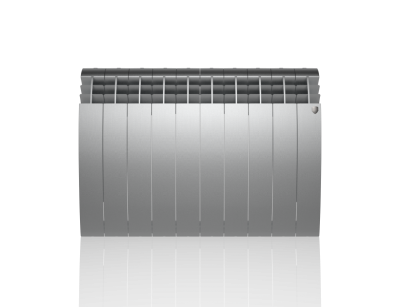 Алюминиевый радиатор Royal Thermo Biliner Alum 500 Silver Satin 10 секц, цвет серебро - фото 2