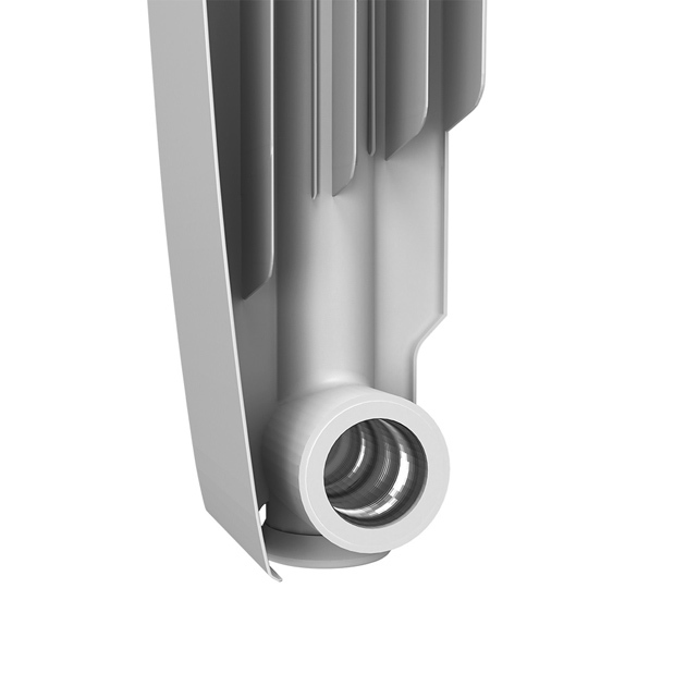 Алюминиевый радиатор Royal Thermo Biliner Alum 500 Silver Satin 10 секц, цвет серебро - фото 4