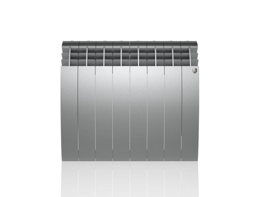 Алюминиевый радиатор Royal Thermo Biliner Alum 500 Silver Satin 8 секц, цвет серебро - фото 2