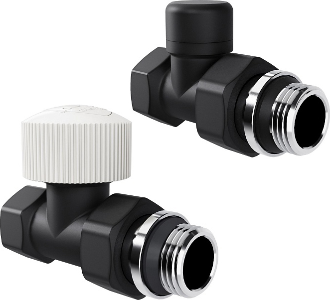 

Узел нижнего подключения Royal Thermo, Royal Thermo Design 1/2" М30х1,5 (черный), прямой раздельный