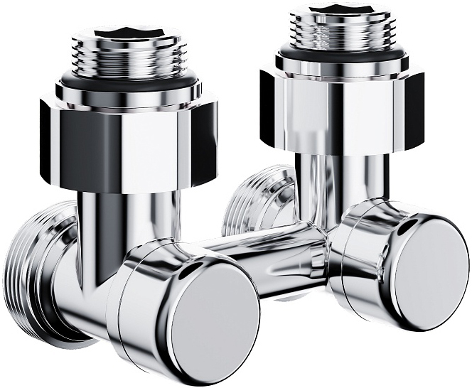 

Узел нижнего подключения Royal Thermo, Royal Thermo Design угловой 1/2х3/4 EK (хром)