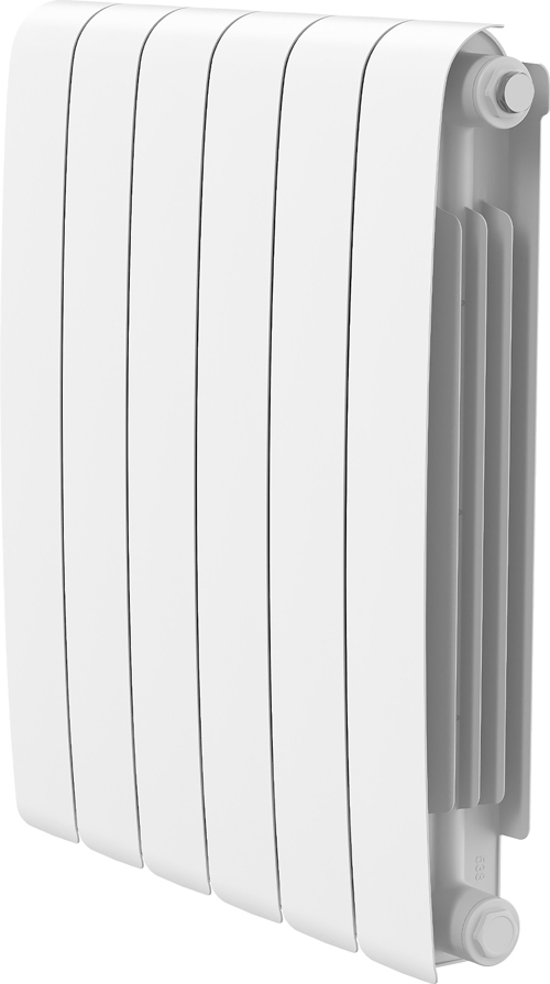 Биметаллический радиатор Royal Thermo Eclipse 500 Белый - 6 секц.