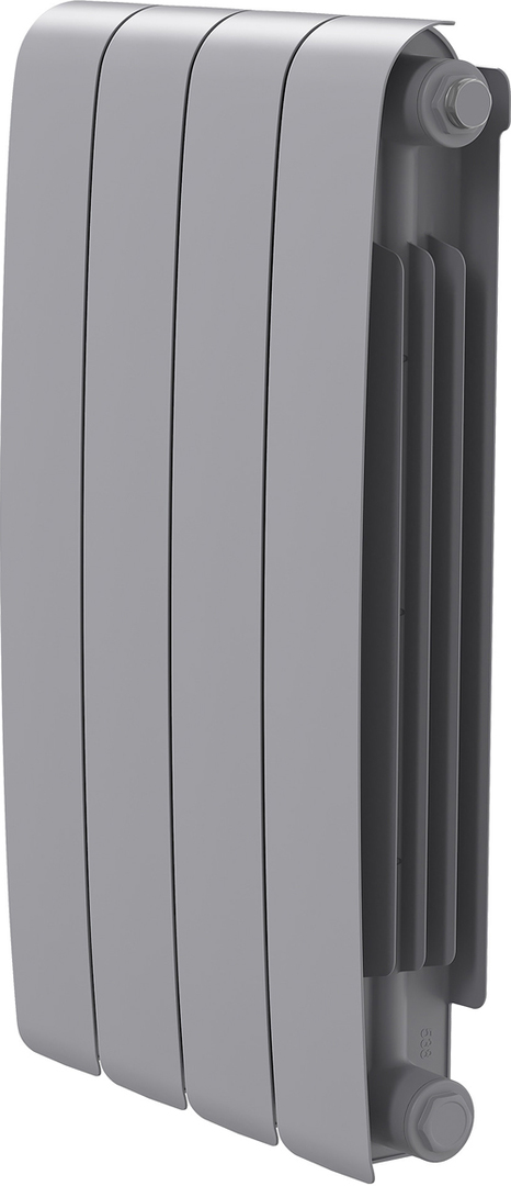 Биметаллический радиатор Royal Thermo Eclipse 500 Серебристый - 4 секц.