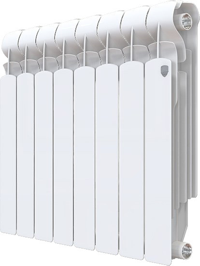 Биметаллический радиатор Royal Thermo Indigo Super 500 8 секц, цвет белый - фото 1