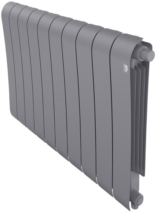 

Биметаллический радиатор Royal Thermo, Серый, Royal Thermo Infinity 500 Silver Satin VR80 - 10 секц.