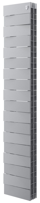 Биметаллический радиатор Royal Thermo PianoForte Tower 200 Silver Satin - 18 секц.