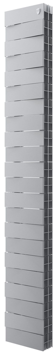 Биметаллический радиатор Royal Thermo PianoForte Tower 200 Silver Satin - 22 секц.