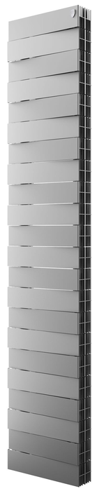 Биметаллический радиатор Royal Thermo PianoForte Tower 300 Silver Satin - 22 секц.