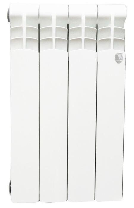 Алюминиевый радиатор Royal Thermo Revolution 500 4 секц, цвет белый - фото 1