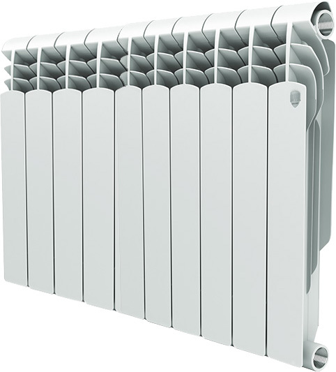 Биметаллический радиатор Royal Thermo Vittoria 350 10 секц, цвет белый - фото 1