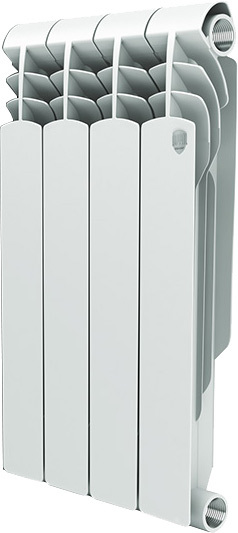 Биметаллический радиатор Royal Thermo Vittoria 350 4 секц, цвет белый - фото 1