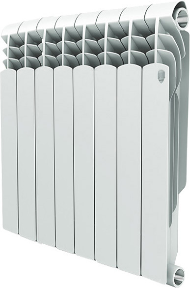 Биметаллический радиатор Royal Thermo Vittoria+ 8 секц, цвет белый Royal Thermo Vittoria+ 8 секц. - фото 1
