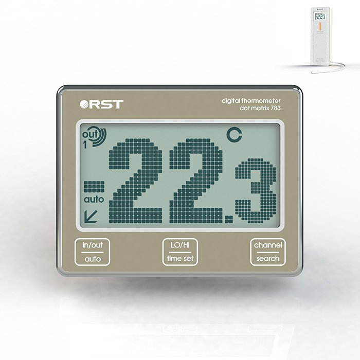 Анимированный термометр Rst термометр с радиодатчиком rst