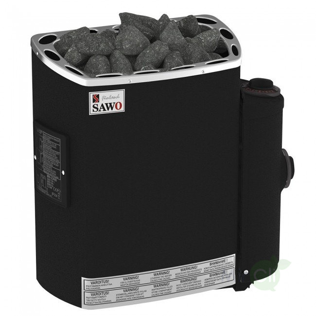 Электрическая печь 5 кВт SAWO MN-30NB-P-F, цвет черный - фото 3