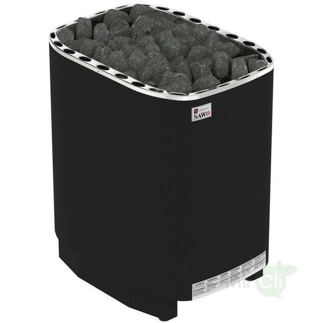 Электрическая печь 20 кВт SAWO SAV-180NS-P-F, цвет черный - фото 1