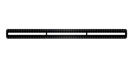 Металлическая SCHIBERG БЛЭКЛАЙН 300-20, цвет черный, размер 24x300x39 - фото 1