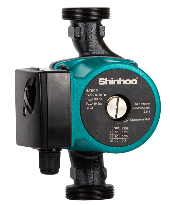 Циркуляционный насос SHINHOO BASIC S 25-6S 130 1x220V