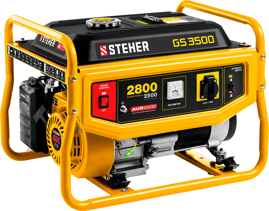 бензиновый генератор steher gs 3500 2 5 2 8 квт Бензиновый STEHER GS-3500