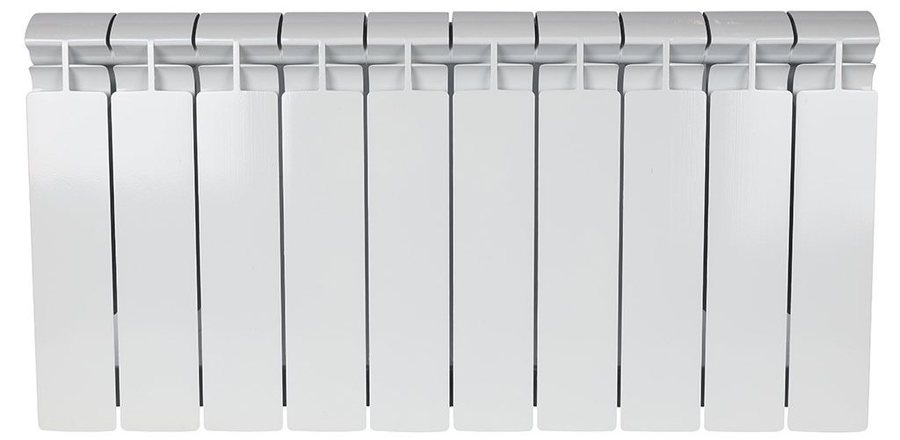 Алюминиевый радиатор STOUT ALPHA 350 10 секций (SRA-2310-035010), цвет белый STOUT ALPHA 350 10 секций (SRA-2310-035010) - фото 2