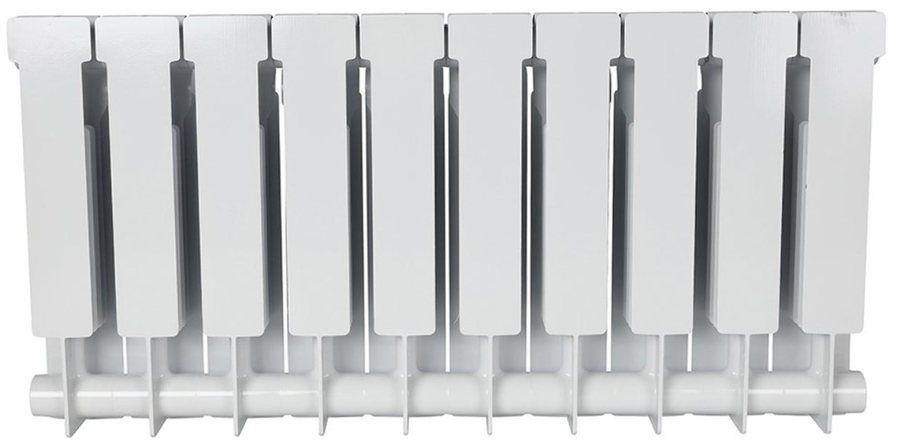 Алюминиевый радиатор STOUT ALPHA 350 10 секций (SRA-2310-035010), цвет белый STOUT ALPHA 350 10 секций (SRA-2310-035010) - фото 3