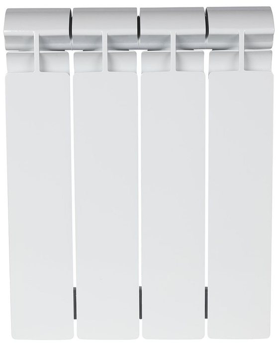 Алюминиевый радиатор STOUT ALPHA 350 4 секции (SRA-2310-035004), цвет белый STOUT ALPHA 350 4 секции (SRA-2310-035004) - фото 2
