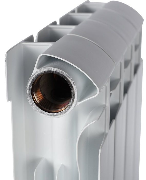 Алюминиевый радиатор STOUT ALPHA 350 4 секции (SRA-2310-035004), цвет белый STOUT ALPHA 350 4 секции (SRA-2310-035004) - фото 7