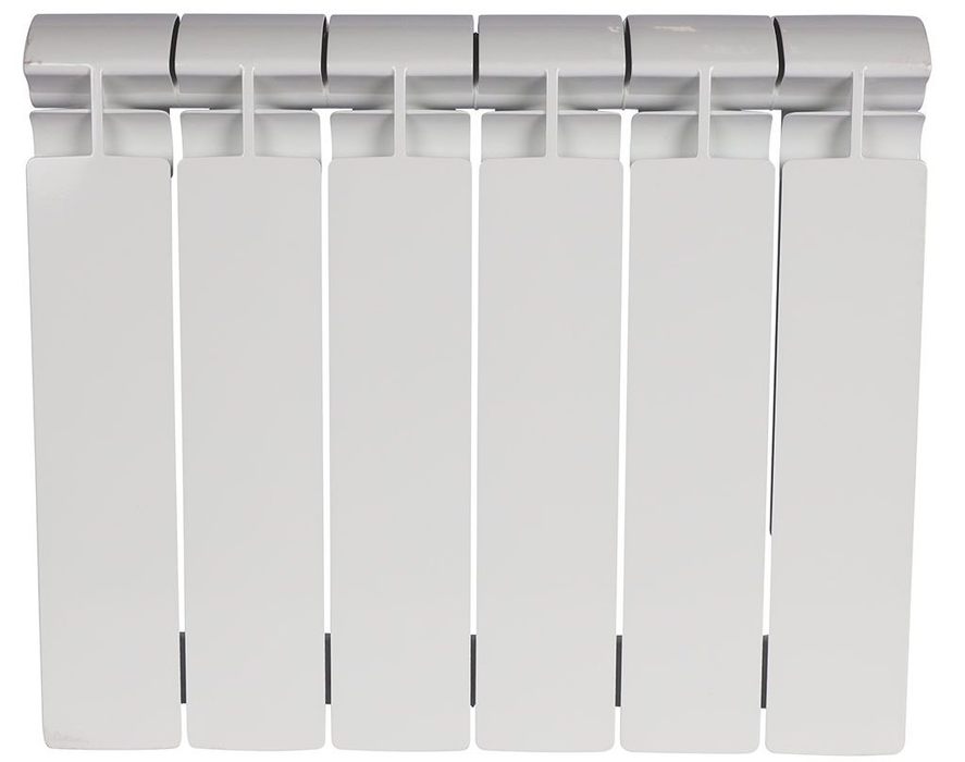 Алюминиевый радиатор STOUT ALPHA 350 6 секций (SRA-2310-035006), цвет белый STOUT ALPHA 350 6 секций (SRA-2310-035006) - фото 2
