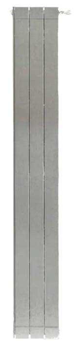 Алюминиевый радиатор STOUT Oscar 1800 3 секции (цвет 2676 cod.08 серый)