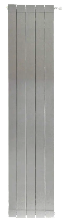 Алюминиевый радиатор STOUT Oscar 1800 5 секций (цвет 2676 cod.08 серый)