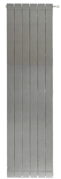 Алюминиевый радиатор STOUT Oscar 1800 6 секций (цвет 2676 cod.08 серый)