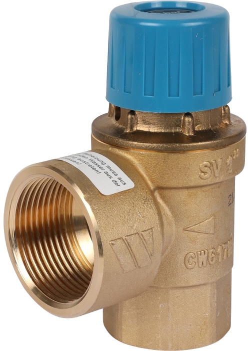 Предохранительный клапан STOUT термостатический клапан stout svt 0002 000015 1 2 угловое подключение