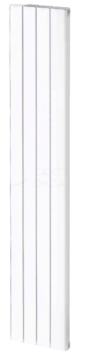 Алюминиевый радиатор STOUT Sebino 1800 4 секции (RAL 9010), цвет белый