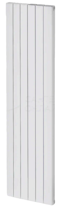 Алюминиевый радиатор STOUT Sebino 1800 6 секций (RAL 9010), цвет белый