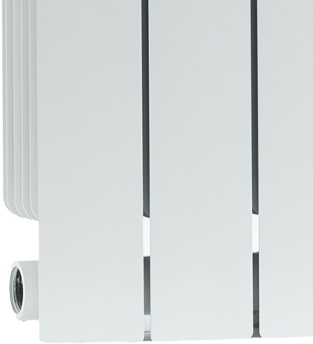 Биметаллический радиатор STOUT Titan 200 б/п 12 секции (SRB-3310-020012), цвет белый STOUT Titan 200 б/п 12 секции (SRB-3310-020012) - фото 2