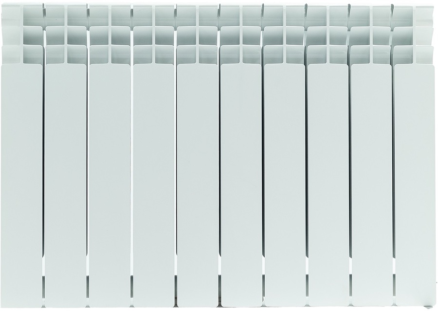 Биметаллический радиатор STOUT Titan 500 б/п 10 секции (SRB-3310-050010), цвет белый