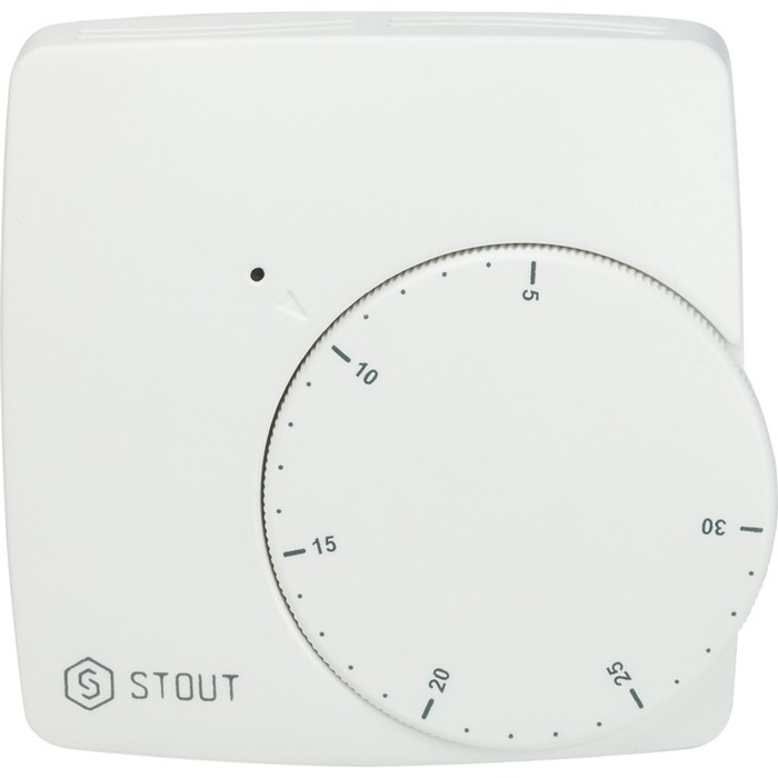 Термостат комнатный электронный STOUT электронный сенсорный термостат для теплых полов tdm