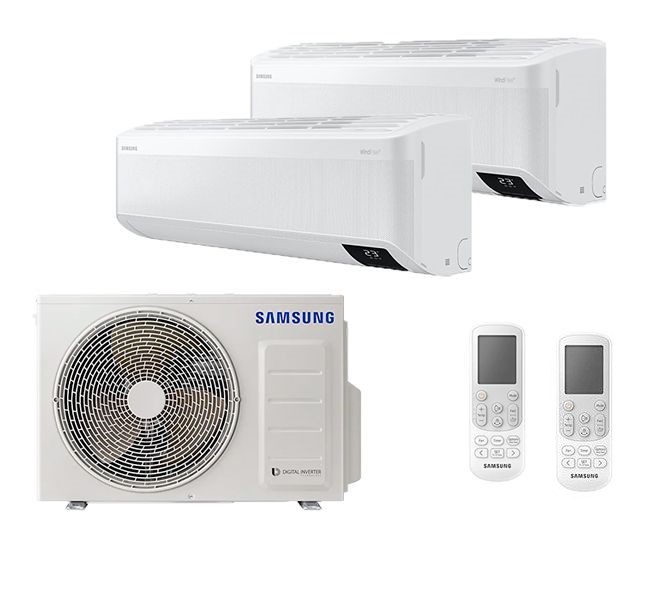 Мульти сплит-система на 2 комнаты Samsung бассейн надувной intex 305х61 см easy set 28118np фильтр насос 3077 л