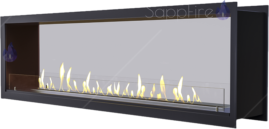 

Настенный биокамин Sappfire, Черный, Sappfire сквозной очаг 1100