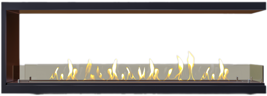 

Настенный биокамин Sappfire, Черный, Sappfire торцевой сквозной очаг 700