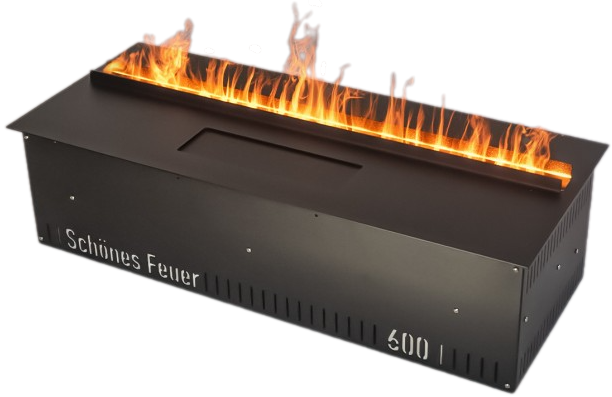 Линейный электрокамин Schones Feuer 3D FireLine 600, цвет черный - фото 2