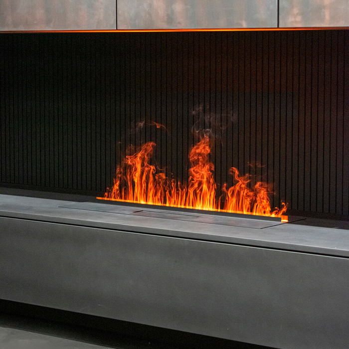 Линейный электрокамин Schones Feuer 3D FireLine 800 Pro, цвет черный - фото 4
