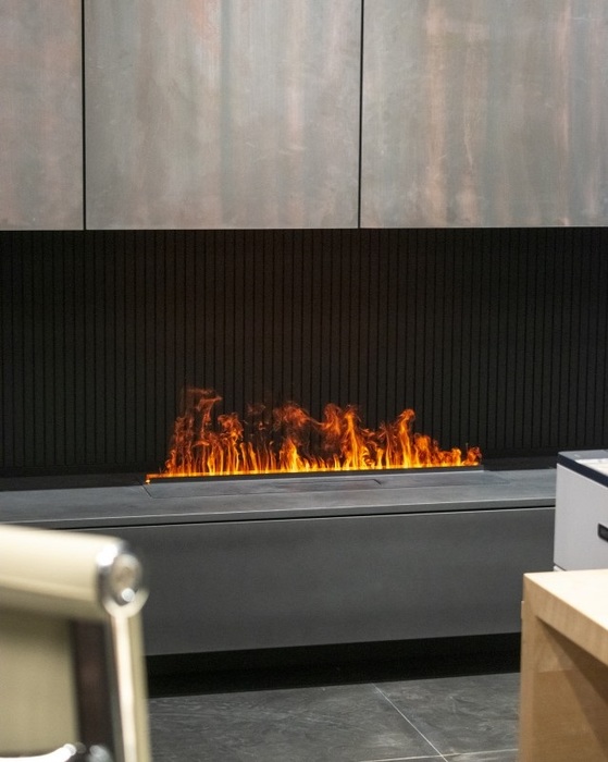 Линейный электрокамин Schones Feuer 3D FireLine 800 Pro, цвет черный - фото 5