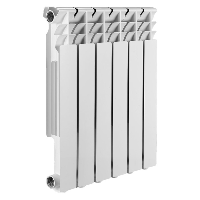 Алюминиевый радиатор Smart Easy One 500 10 секции, цвет белый - фото 1