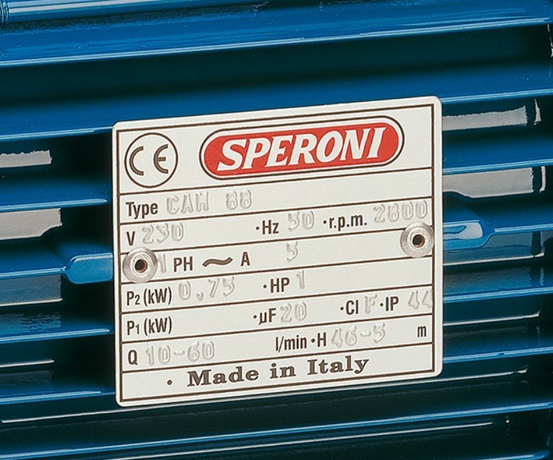 Поверхностный насос Speroni CAM 88-HL INOX - фото 2