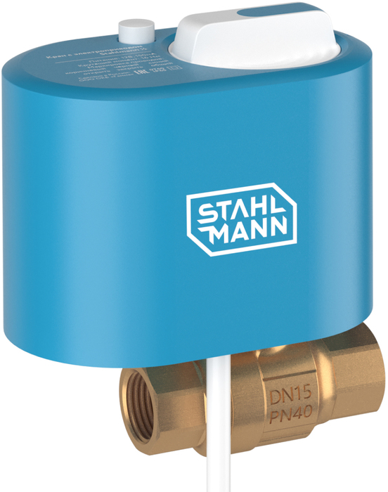 Кран с электроприводом Stahlmann умный wi fi манипулятор шарового крана securic