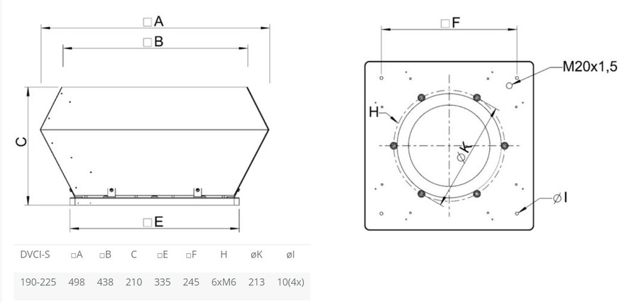 Вентилятор Systemair DVCI 225-S (1Ph/23V) Systemair DVCI 225-S (1Ph/23V) - фото 2